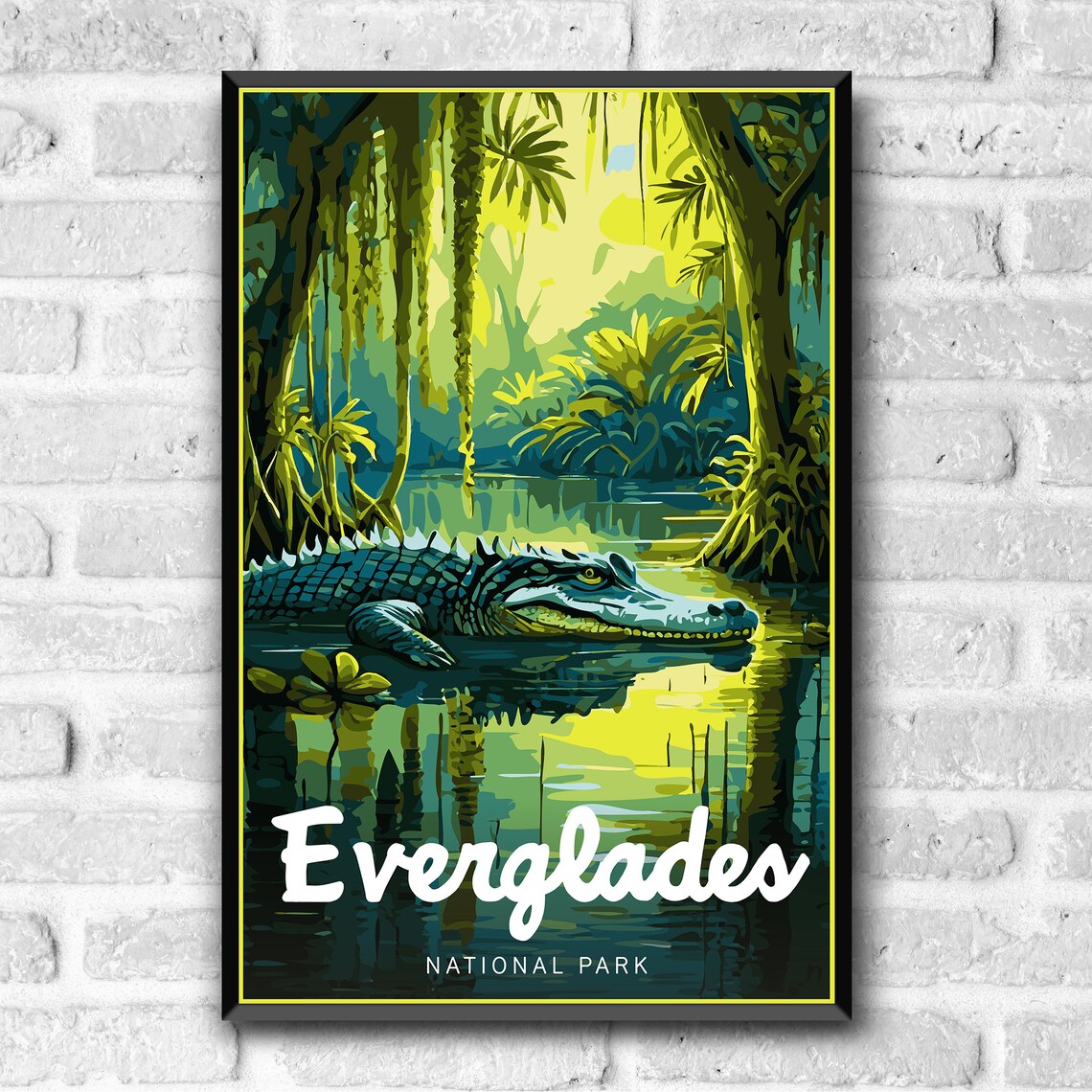 Everglades National Park Vintage Travel Poster Art Print - Image 3