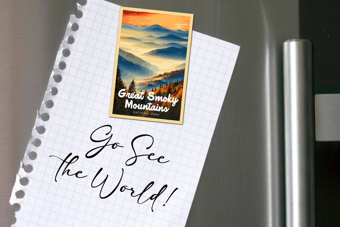 Great Smoky Mountains National Park Designer Series Poster - Image 2