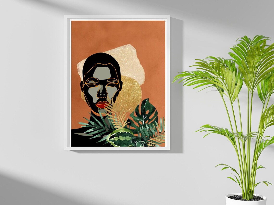 Strength Boho Woman Illustration Art Print - Image 3