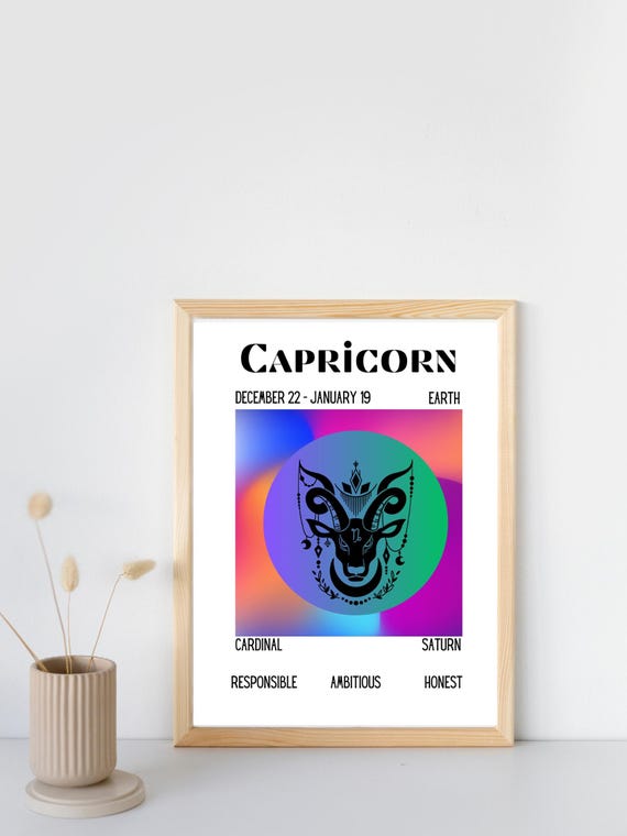 Capricorn Zodiac Art