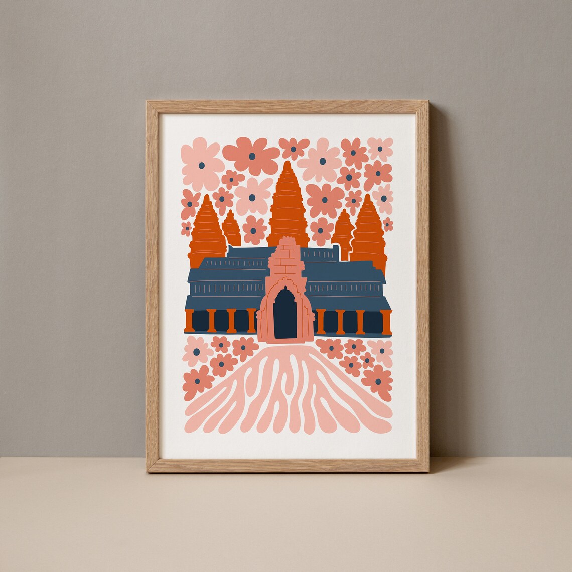 Angkor Wat Abstract Gallery Print, Siem Reap Cambodia