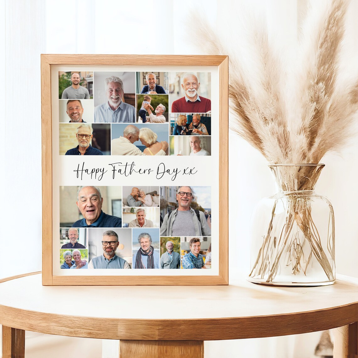 Father's Day Collage Photo Sign, Personalized Gift - Image 4
