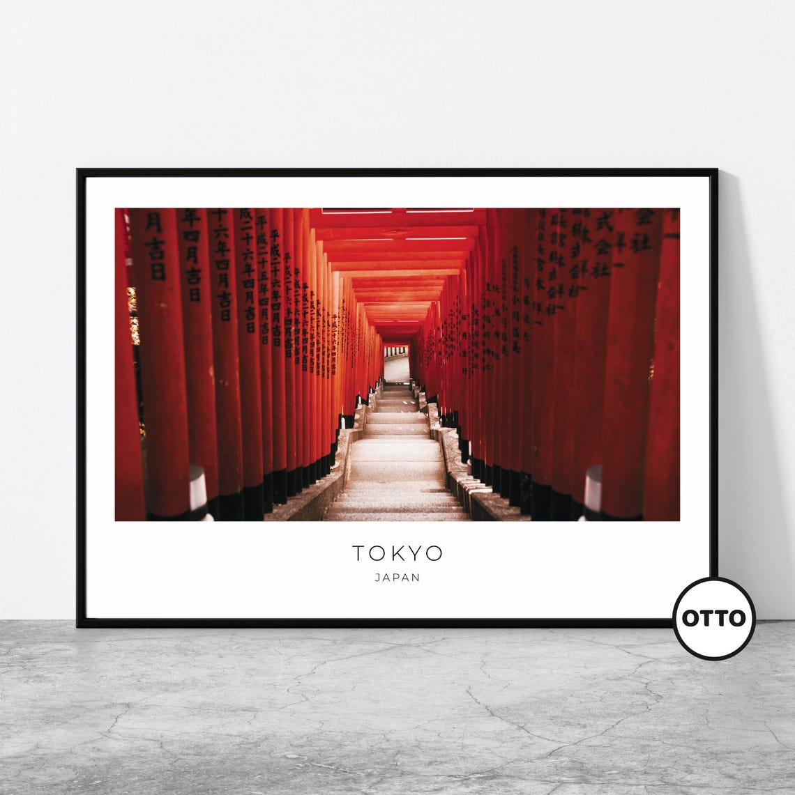 Tokyo Wall Art Tokyo Home Decor Print Fushimi Inari Taisha Shrine Art Travel Poster Artful Photo Travel Gift Memento Idea Japan