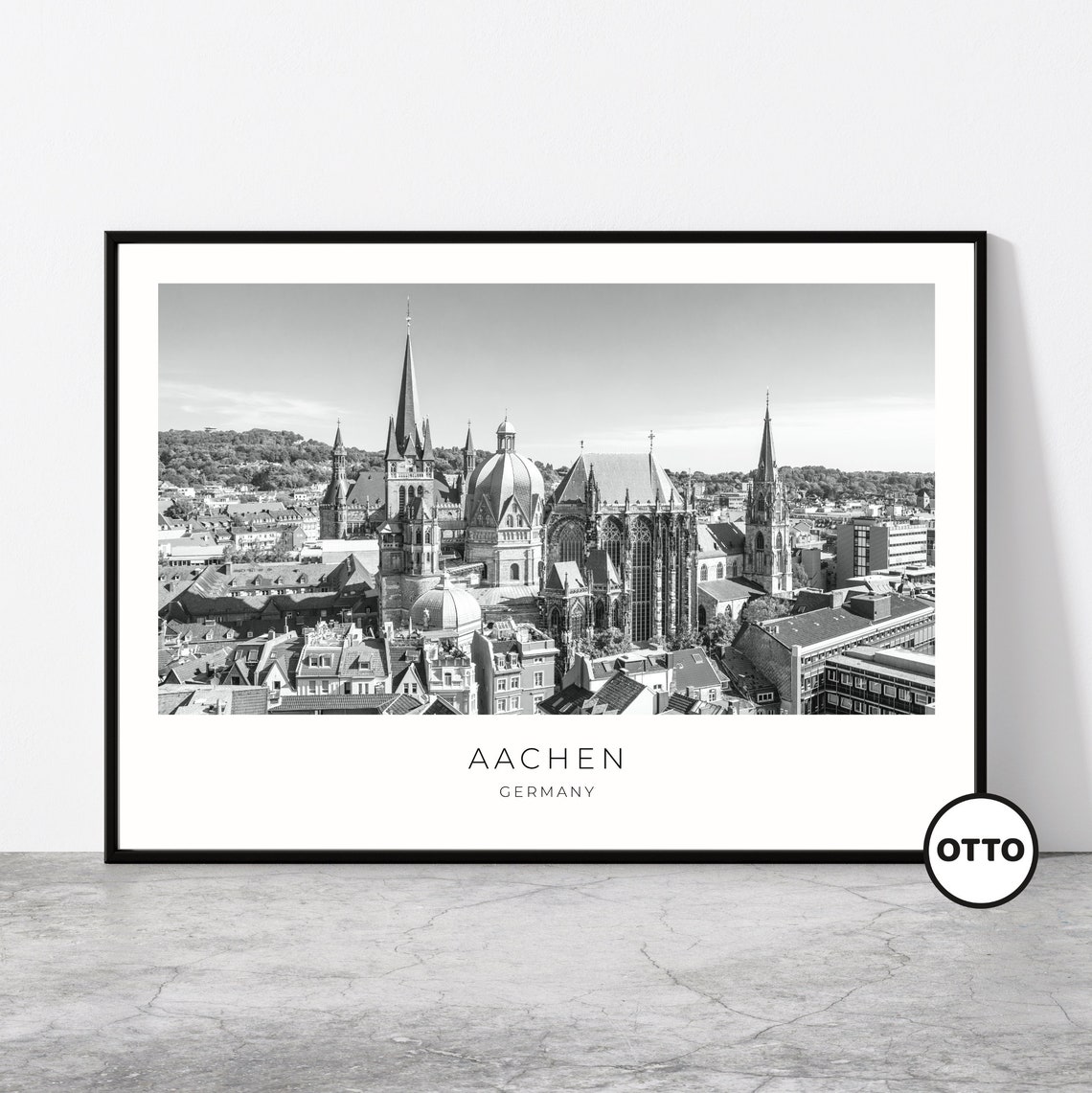 Aachen Wall Art Home Decor Print Aachen Cathedral Art Travel Poster Artful Photo Travel Gift Memento Idea Germany