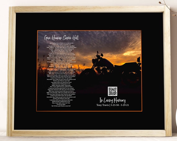Obituary Keepsake, Personalized Memorial Print