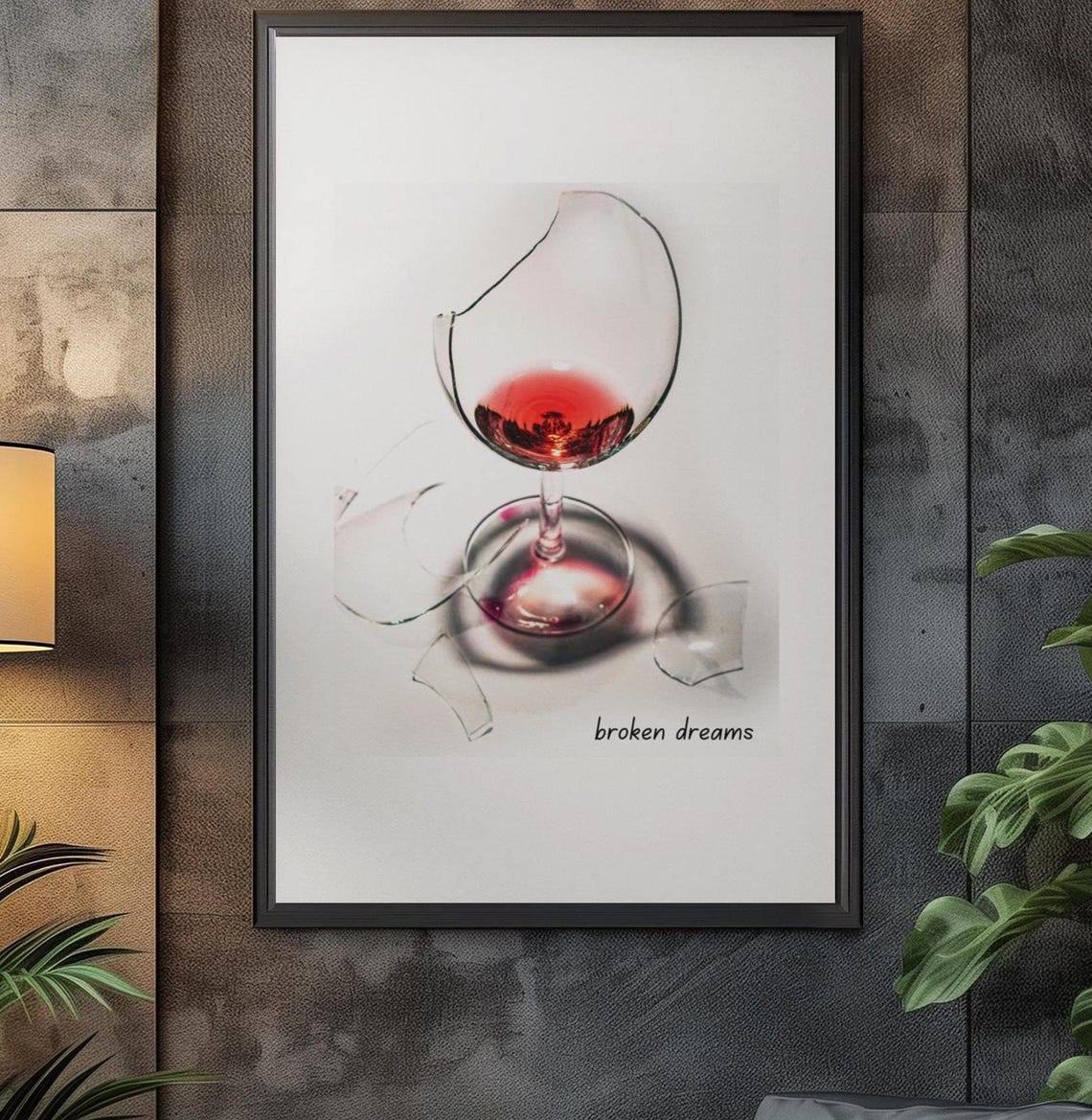 Broken Dreams Bar Decor Art Print - Image 2