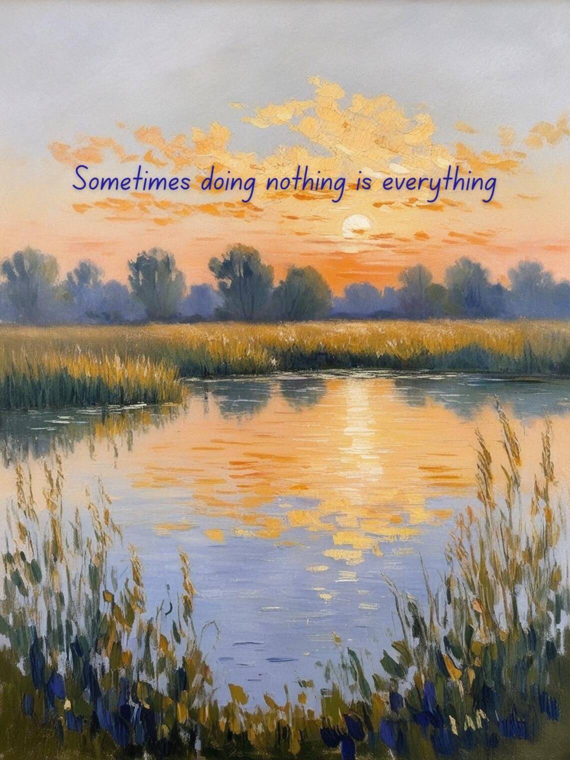 Sometimes Doing Nothing Is Everything Art Print - Image 2