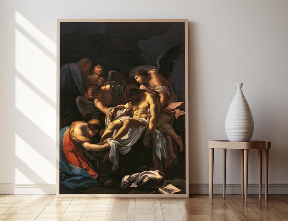 The Burial of Christ El Entierro de Cristo 1770 Francisco Goya Art Poster