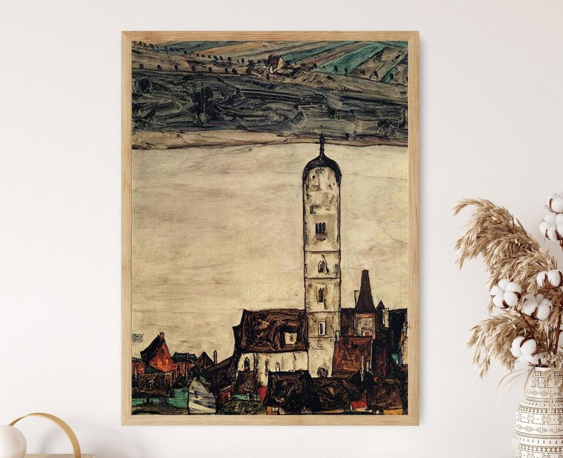 Church In Stein On The Danube, Egon Schiele