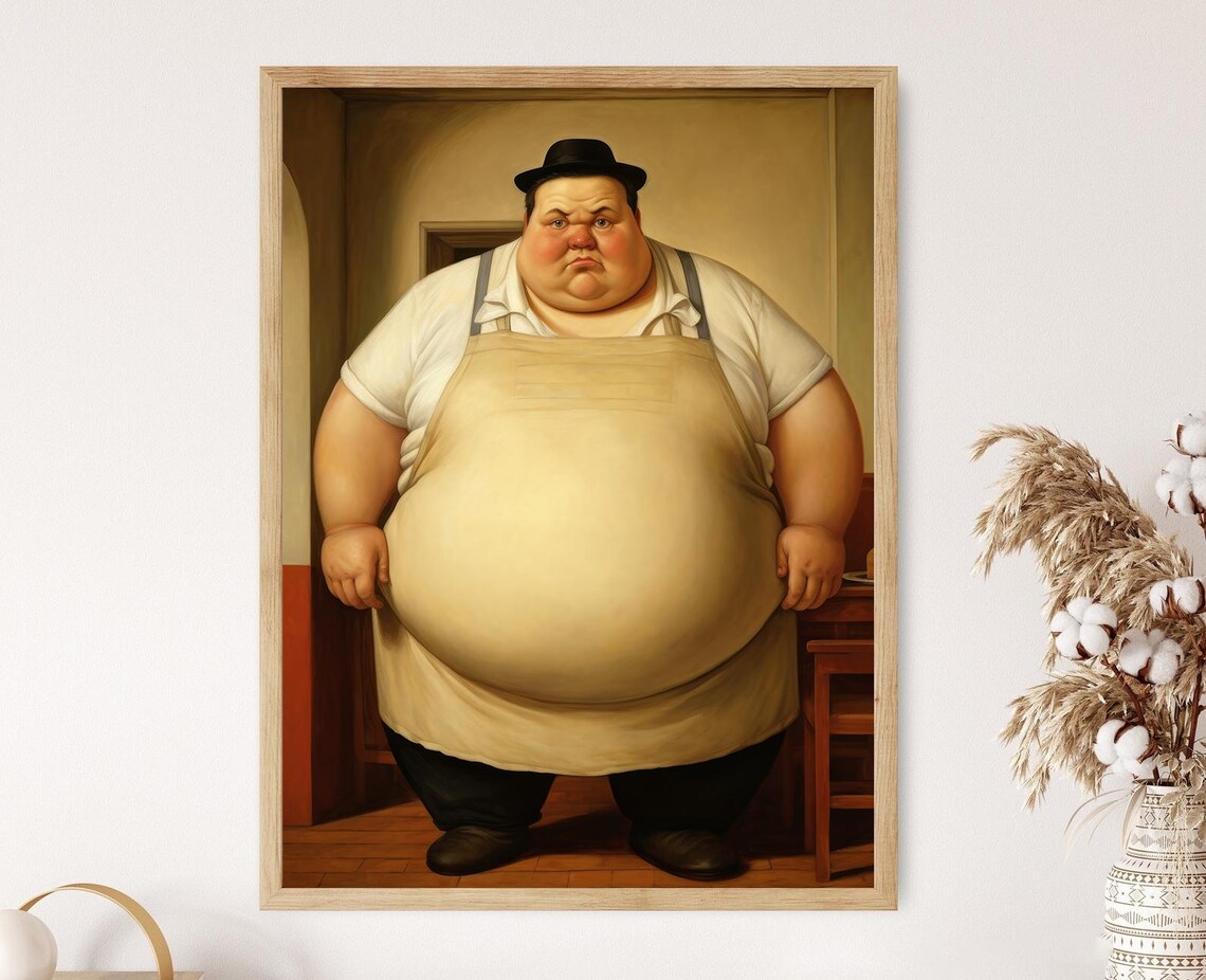 Chefs Full Flavor Body Positive Humorous Art Print