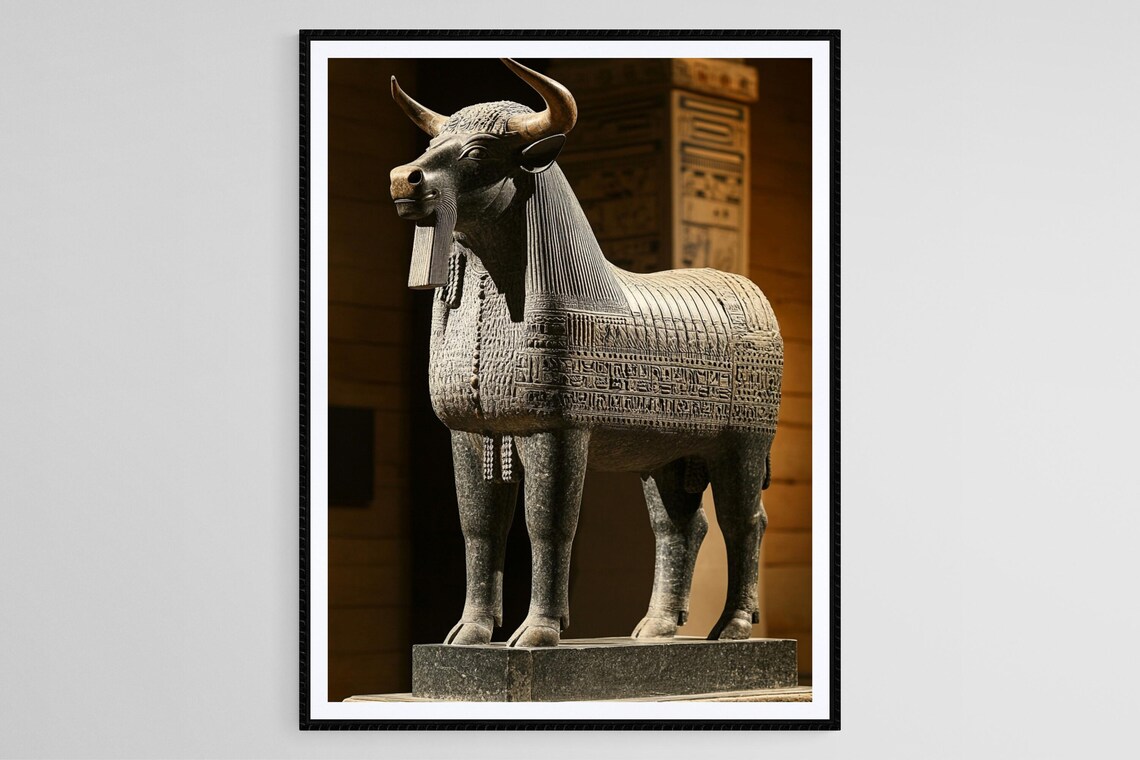 Mesopotamian Bull Statue, Symbol of Strength and Protection