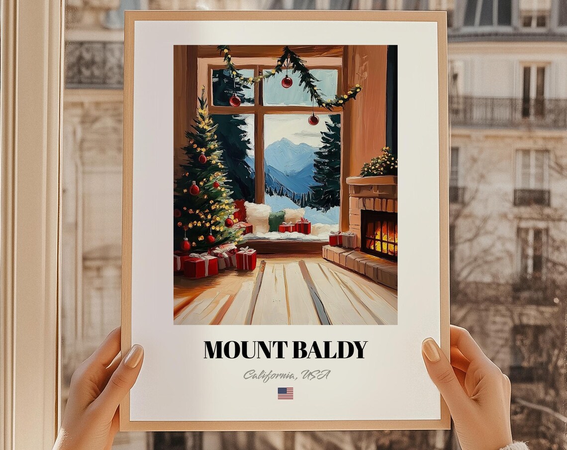 Okemo Vermont Usa Ski Resort Wall Art Print Poster Christmas Gift