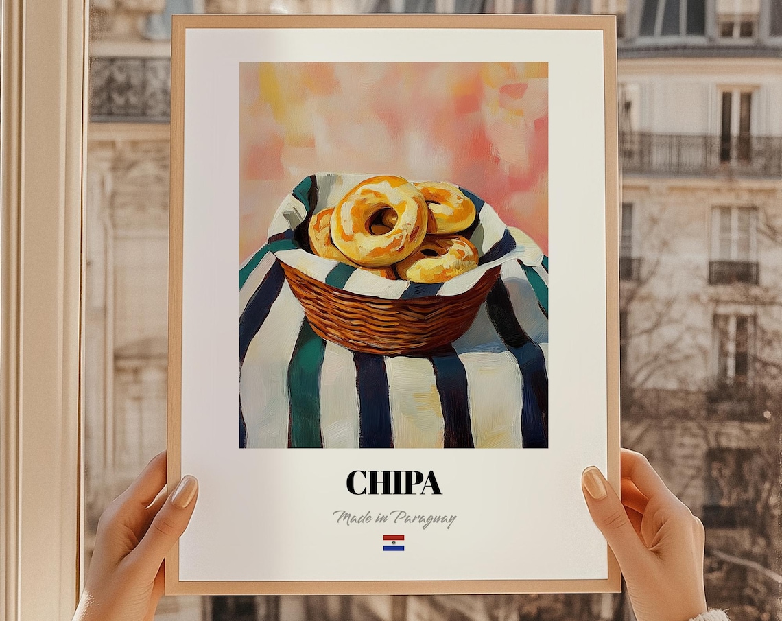 Chipa Paraguayan Cheese Bread Cuisine Art Print