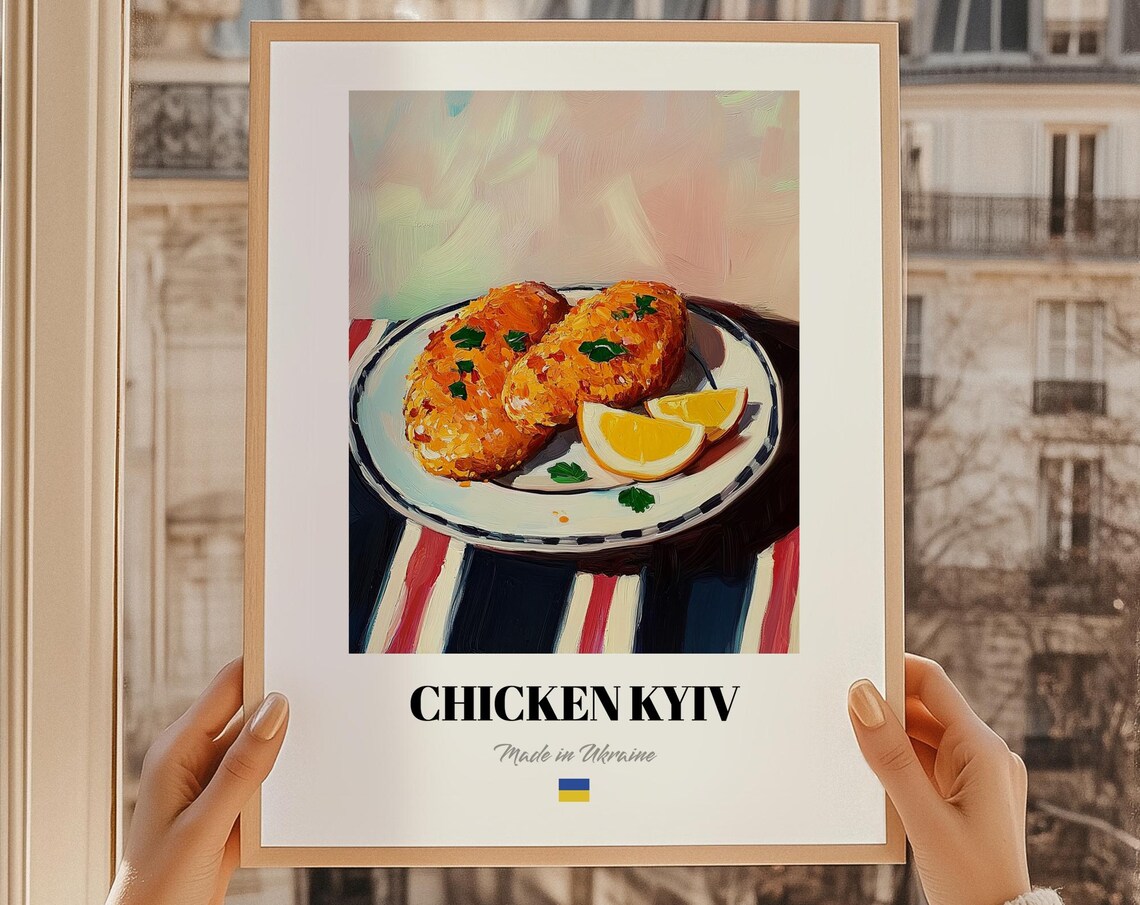 Chicken Kyiv Ukrainian Cuisine Art Print