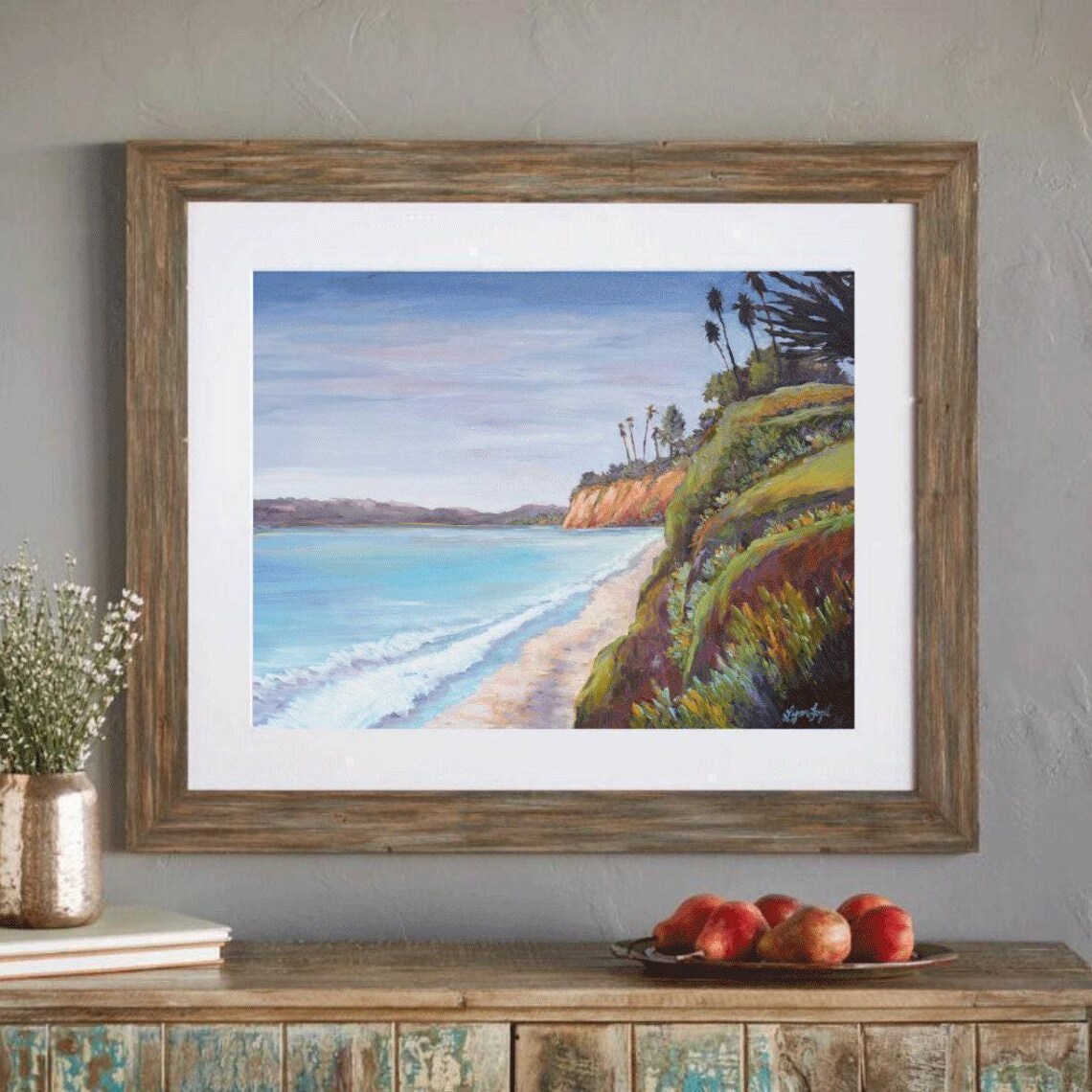 Santa Barbara Butterfly Beach, Wall Art Print - Image 4