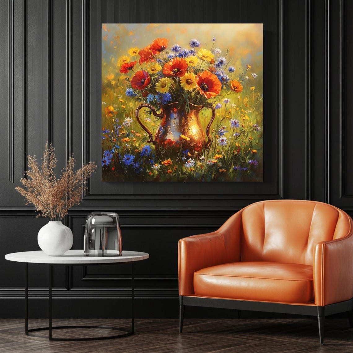 Wild Flower Botanical Nursery Decor Art Print - Image 3