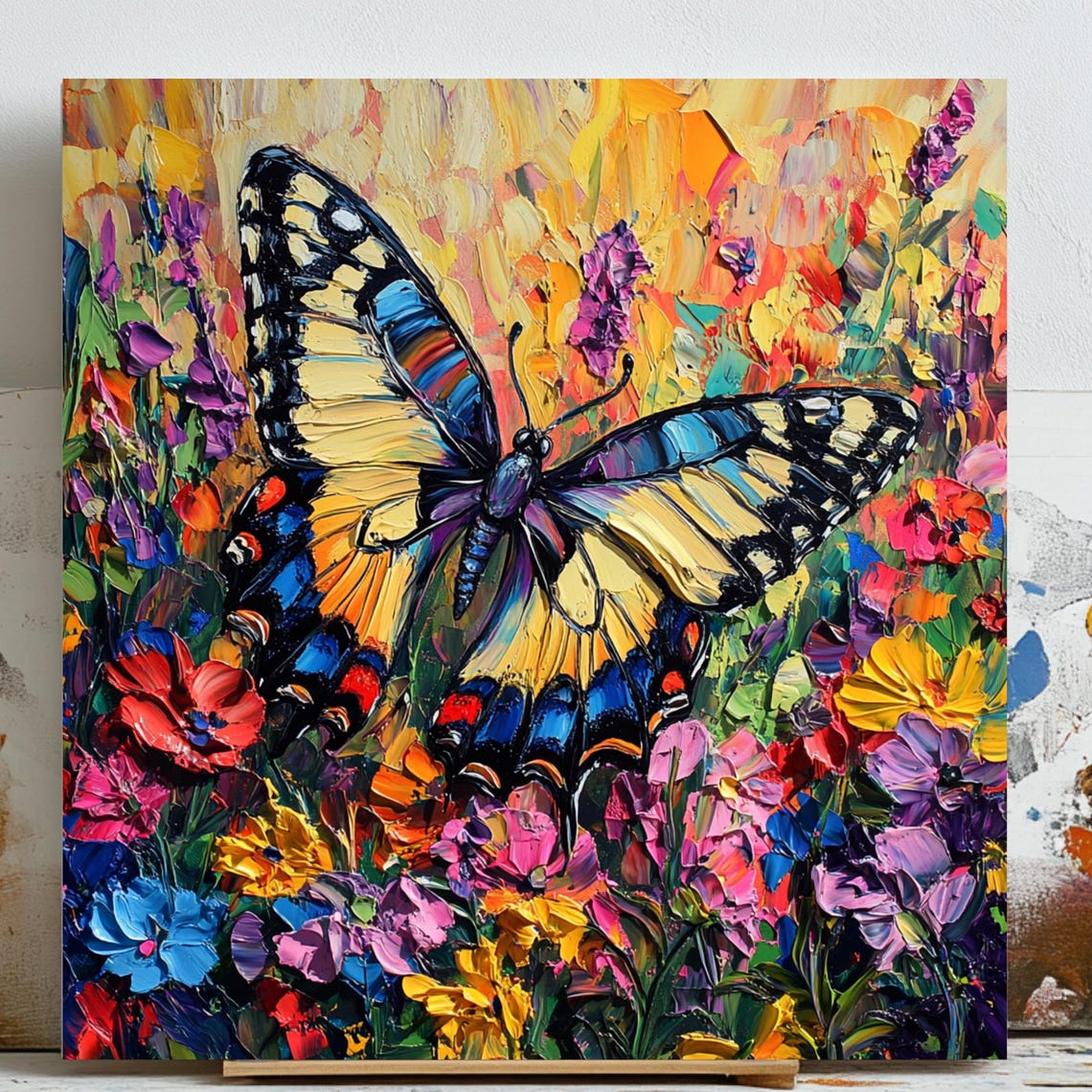 Butterfly Wall Decor, Modern Insect Art