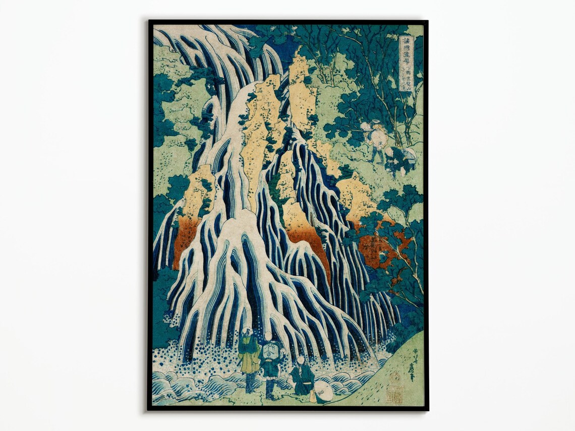 Hokusai Japanese Art Poster, Japanese Decor Print
