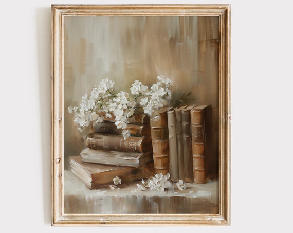 Spring Floral Print, Soft Cottagecore Wall Art