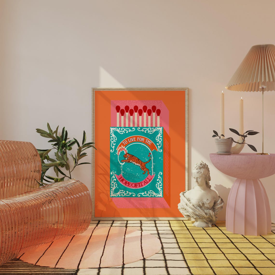 Taylor Swift August Matchbox Tiger Lyric Pop Art Wall Poster - Image 4