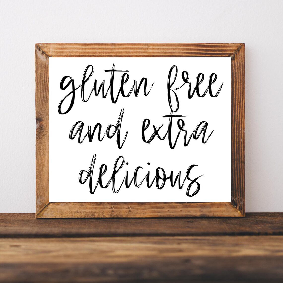 Gluten Free Wedding Reception Food Table Print