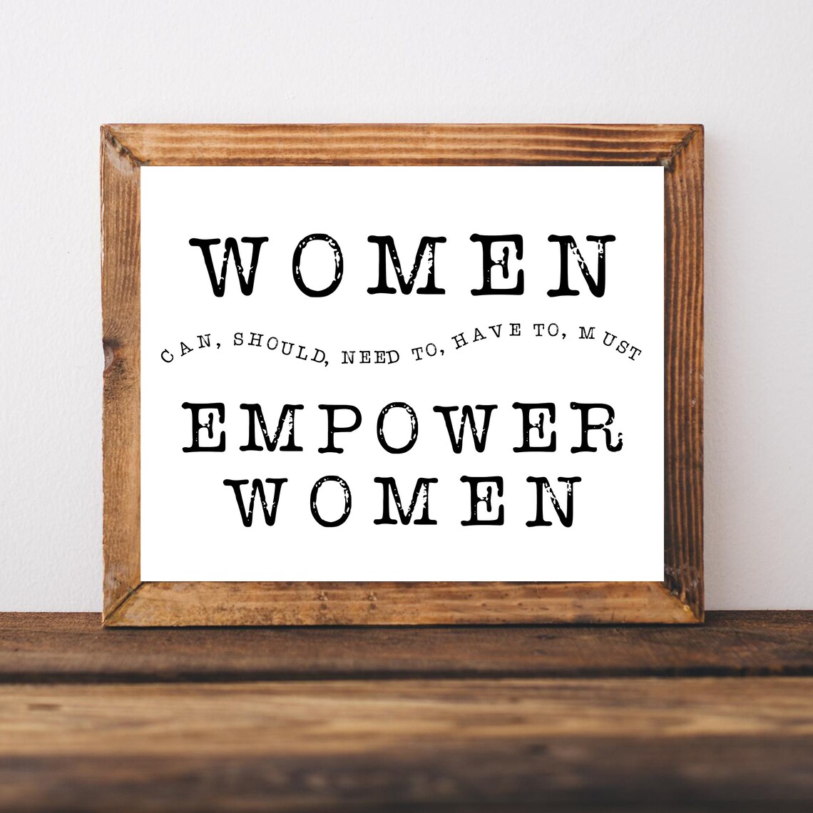 Feminist Women Empowerment Girl Power Art Print