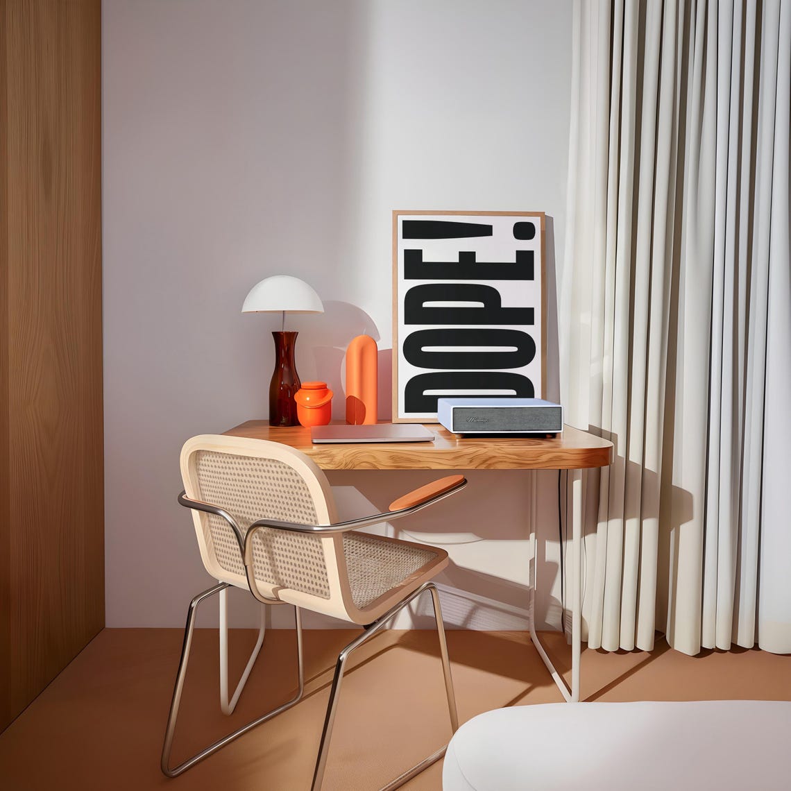 Dope Bold Black White Typography Statement Poster Pop Art Graphic - Image 3