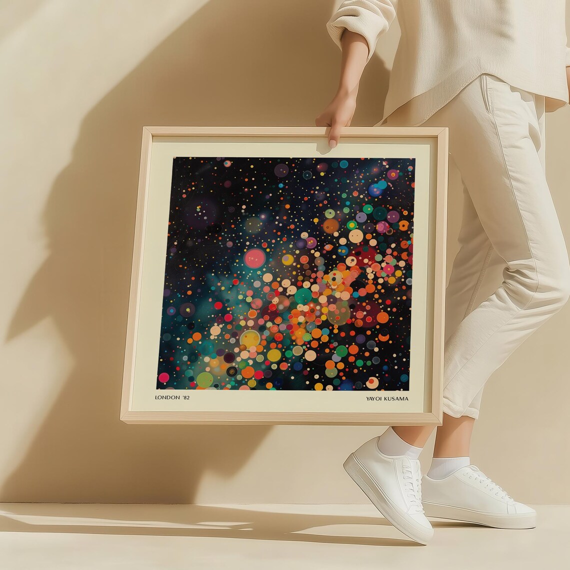 Cosmic Dots, Space Inspired Abstract Artwork