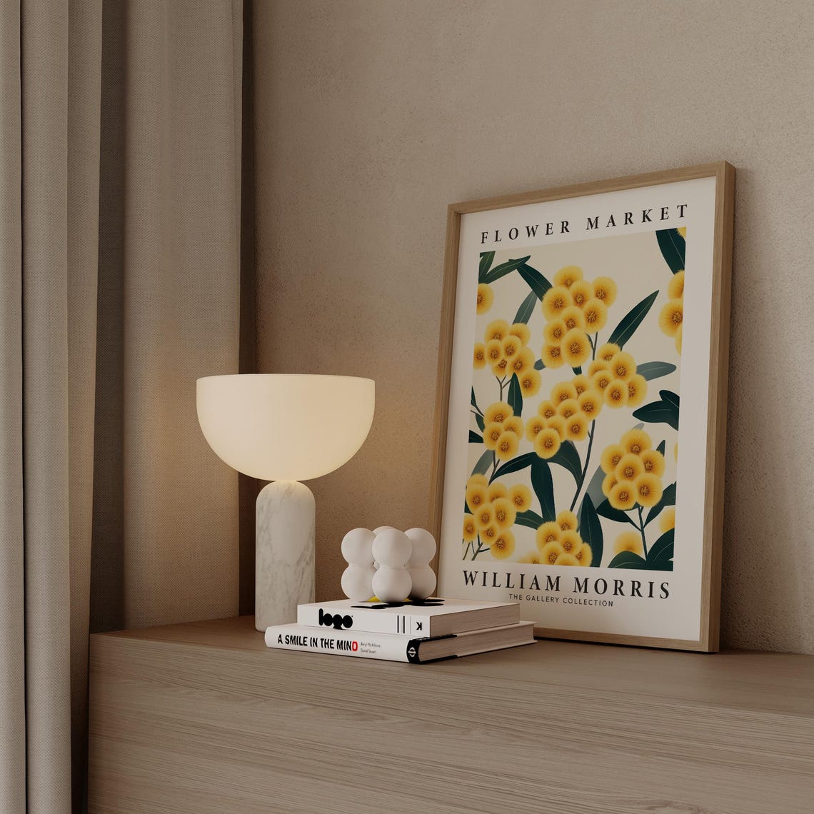 William Morris Flower Market Yellow Blooms Gallery Collection Poster - Image 2