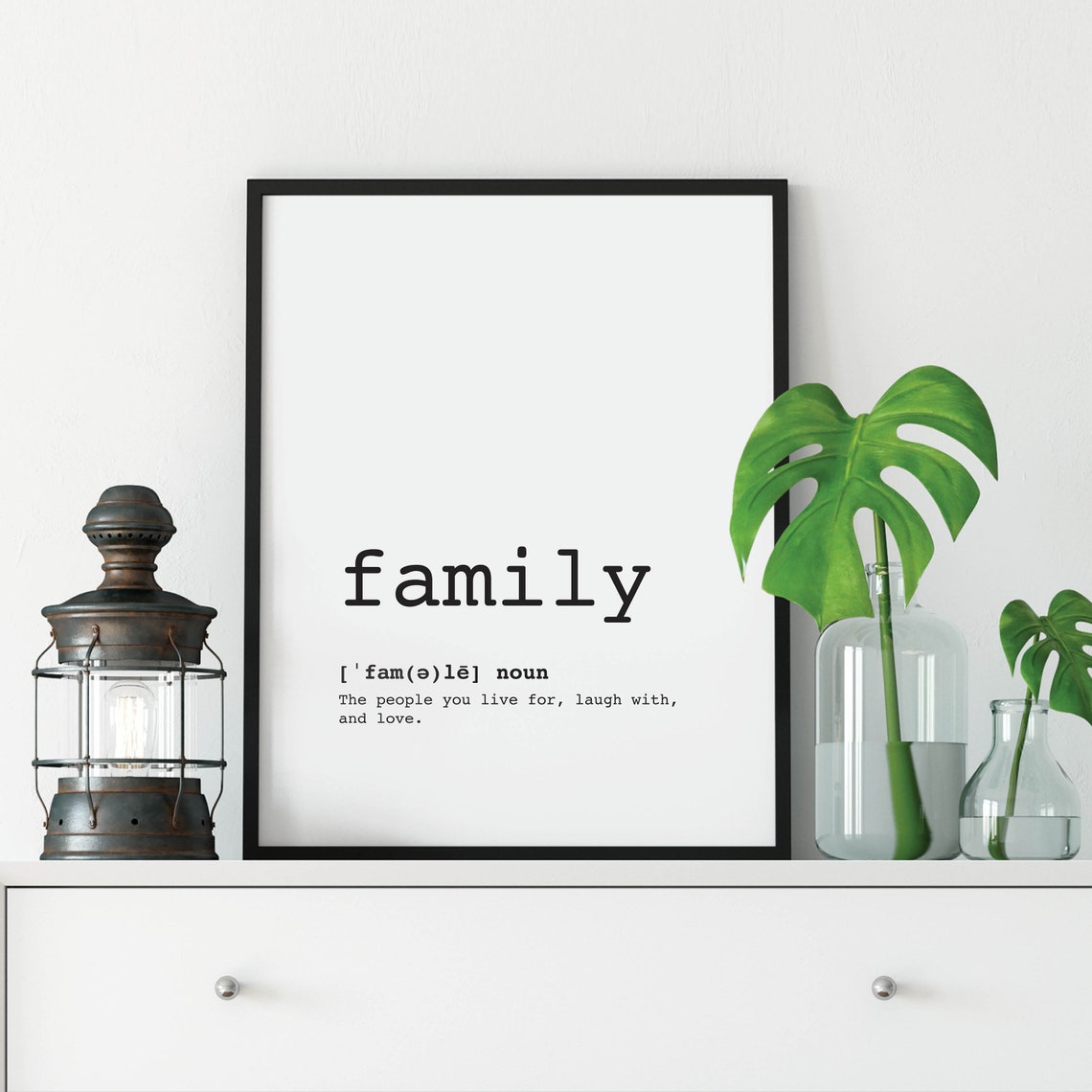 Family Definition Family Wall Decor Family Print Family Poster Family Wall Art Family Art Inspirational Family Quote - Image 5