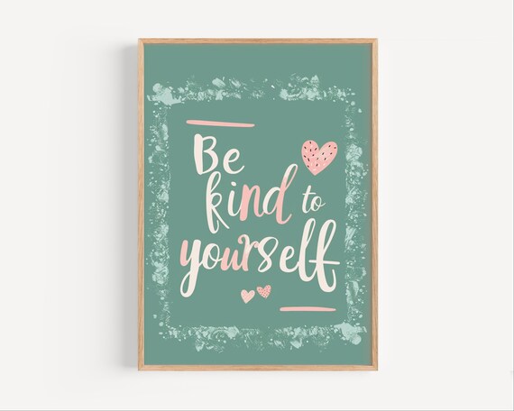 You Are Loved Poster Affirmation Wall Art For Girls Nursery Quote Print Floral Heart Kids Room Decor Positive Pink Typography