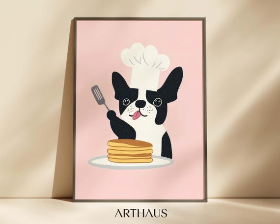 Eclectic Dog Wall Art Kids Room Decor Cute Animal Boho Toddler Kids Room Decor Funny Animal Print Playful Childrens Decor