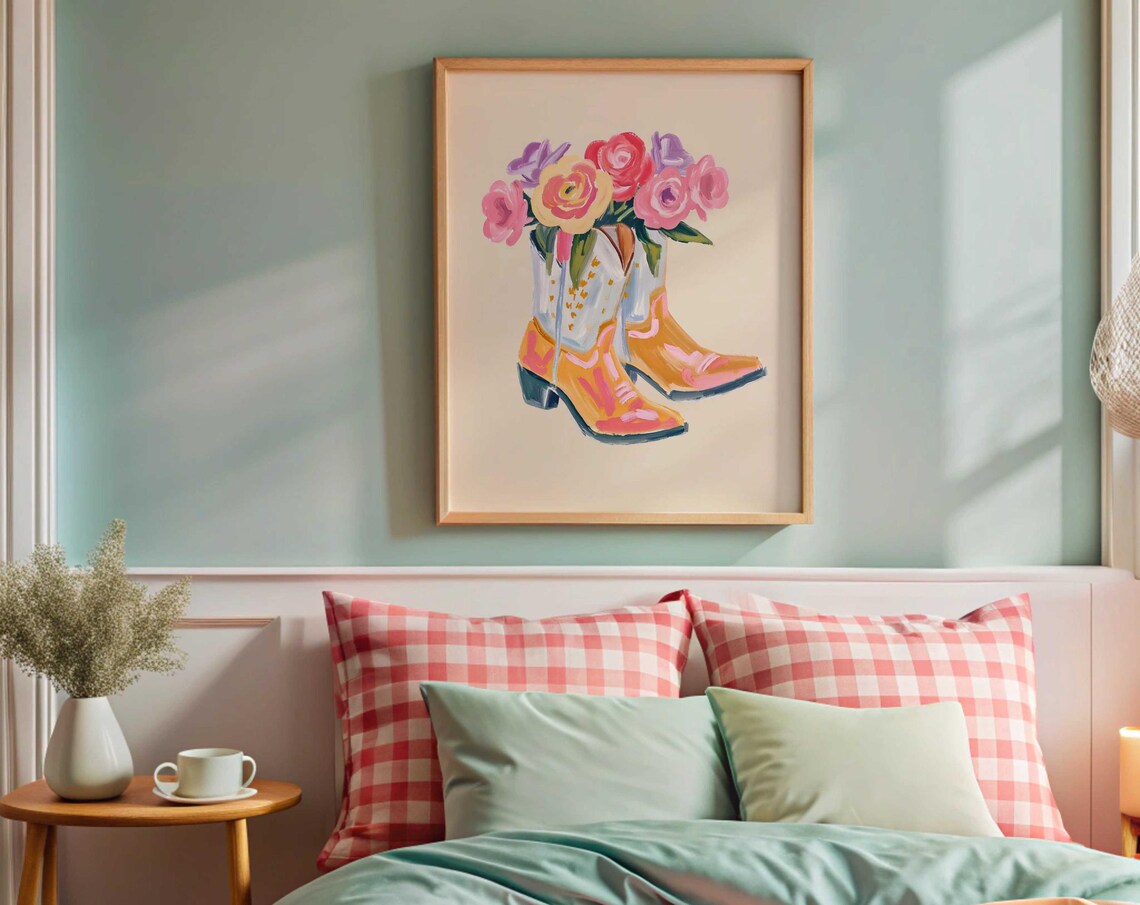 Long Live Cowgirls Poster, Western Decor