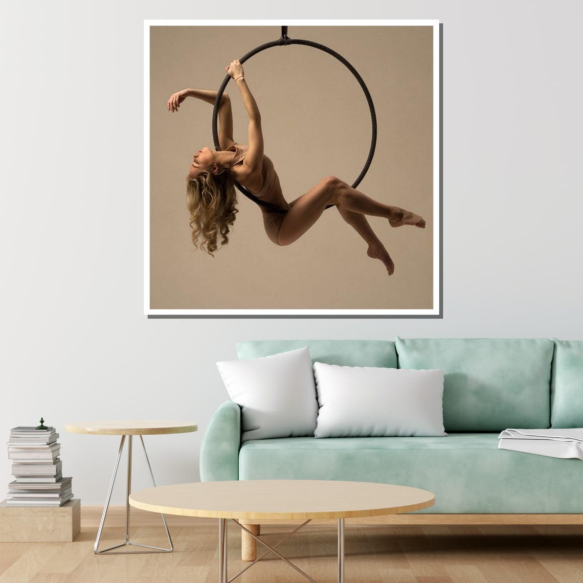 Aerial Hoop Dancer Elegant Aerialist Performance Art Dance Poster - Image 2