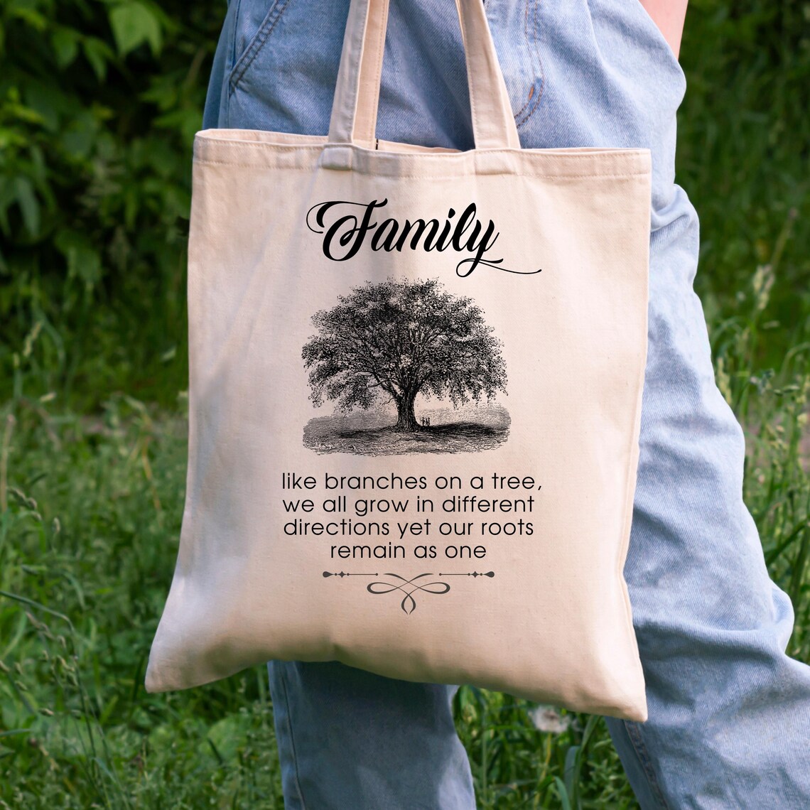 Like Branches on a Tree Family Quote Art Print - Image 3