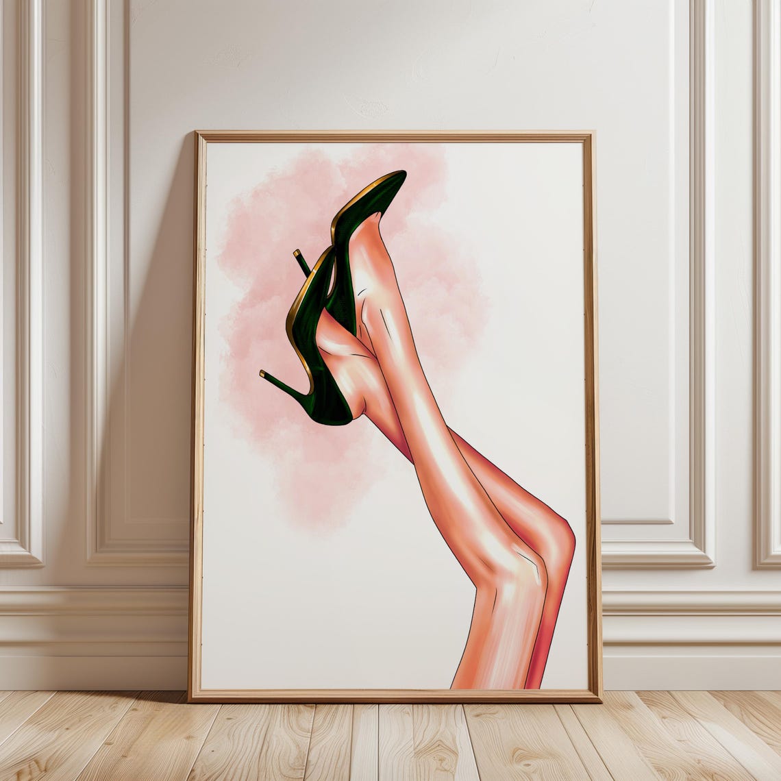 Fashion Woman Sexy Legs Heels Poster - Image 2