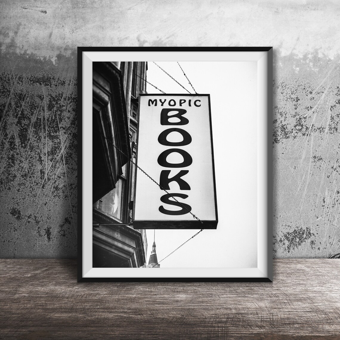 Myopic Books, Wicker Park Chicago Travel Poster - Image 2