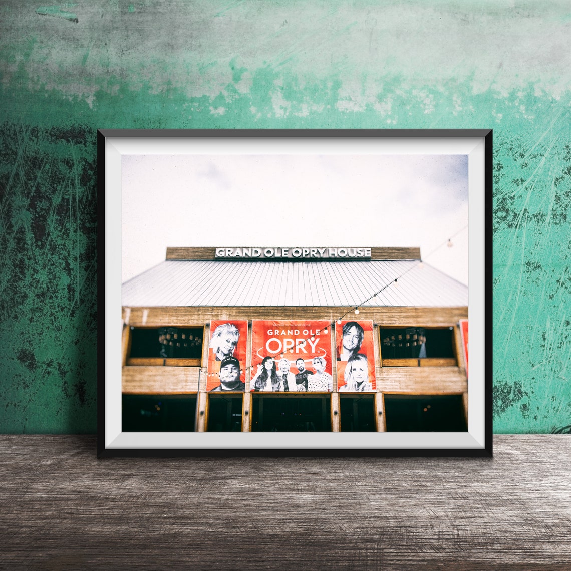 Grand Ole Opry House Nashville Sign Photography Country Music Room Art Music City Photo Opryland