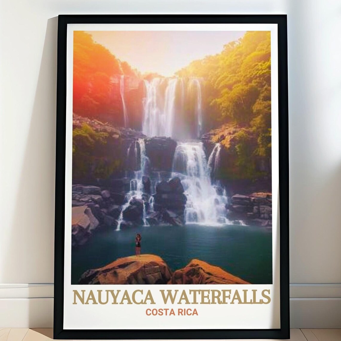 Nauyaca Waterfalls Poster Print Nauyaca Waterfalls Art Print Nauyaca Waterfalls Poster Nauyaca Waterfalls Art Costa Rica Prints
