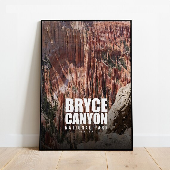 Bryce Canyon Utah National Park Hoodoo Amphitheater Travel Poster