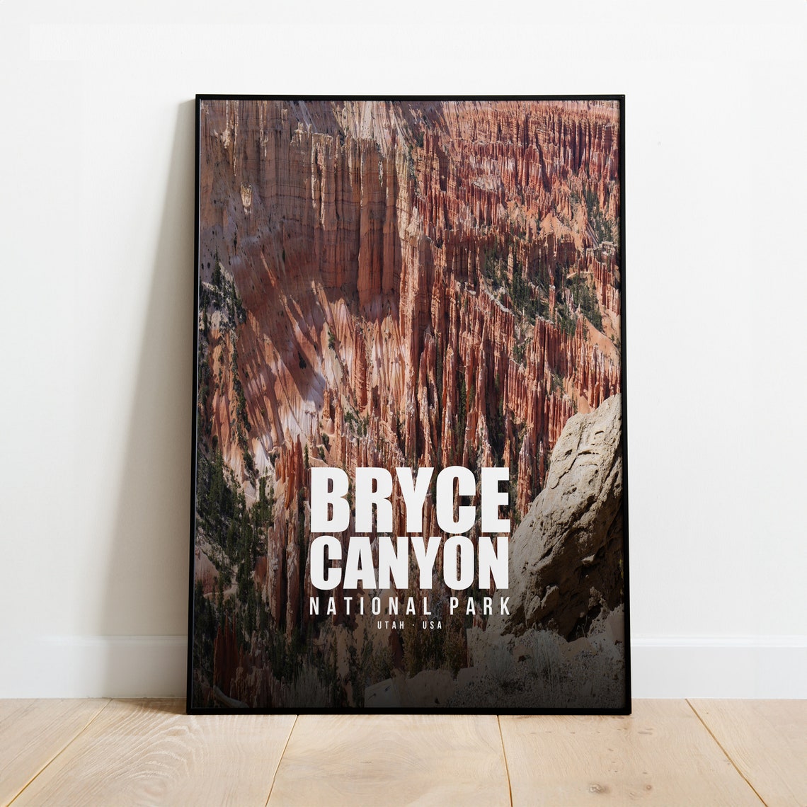 Bryce Canyon Utah National Park Hoodoo Amphitheater Travel Poster
