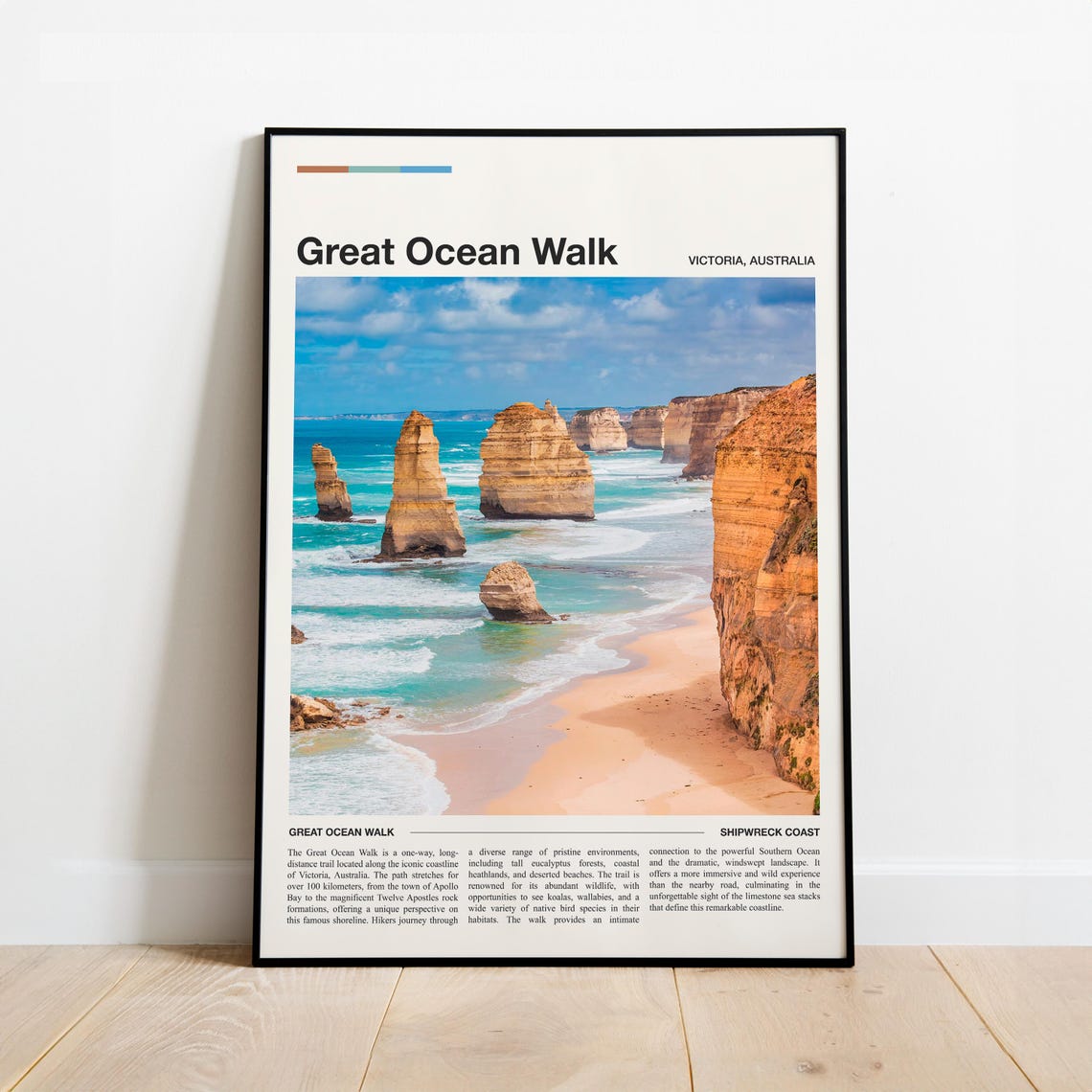 Great Ocean Walk Victoria Twelve Apostles Australia Travel Poster