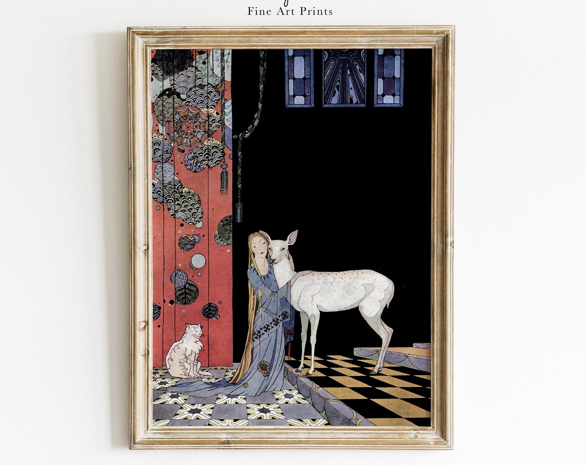 Vintage Fairy Tale Art By Virginia Frances Sterrett Nursery Fine Print On Premium Paper