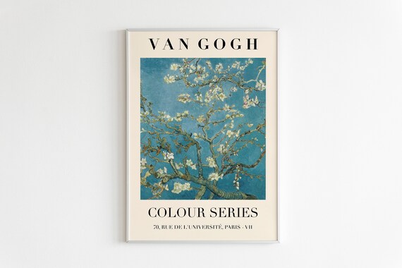 Van Gogh Almond Blossom Colour Series Blooming Branch Exhibition Poster