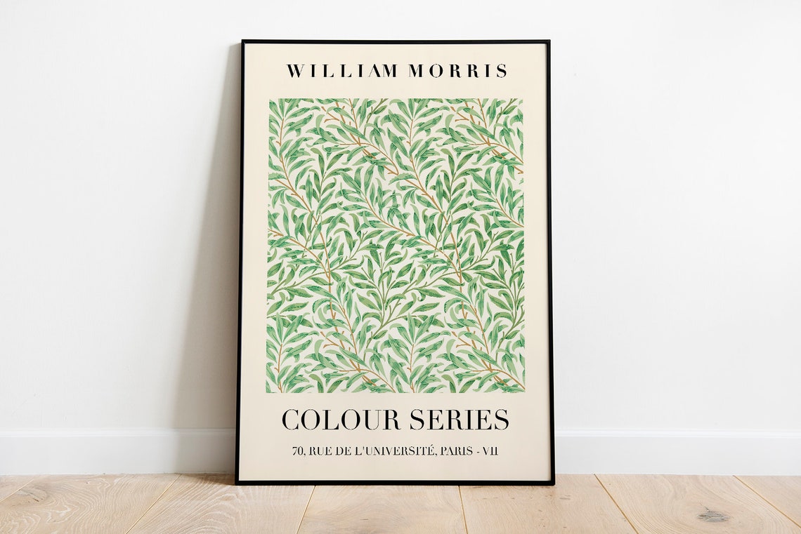 William Morris Green Willow Bough Colour Series Exhibition Print - Image 2