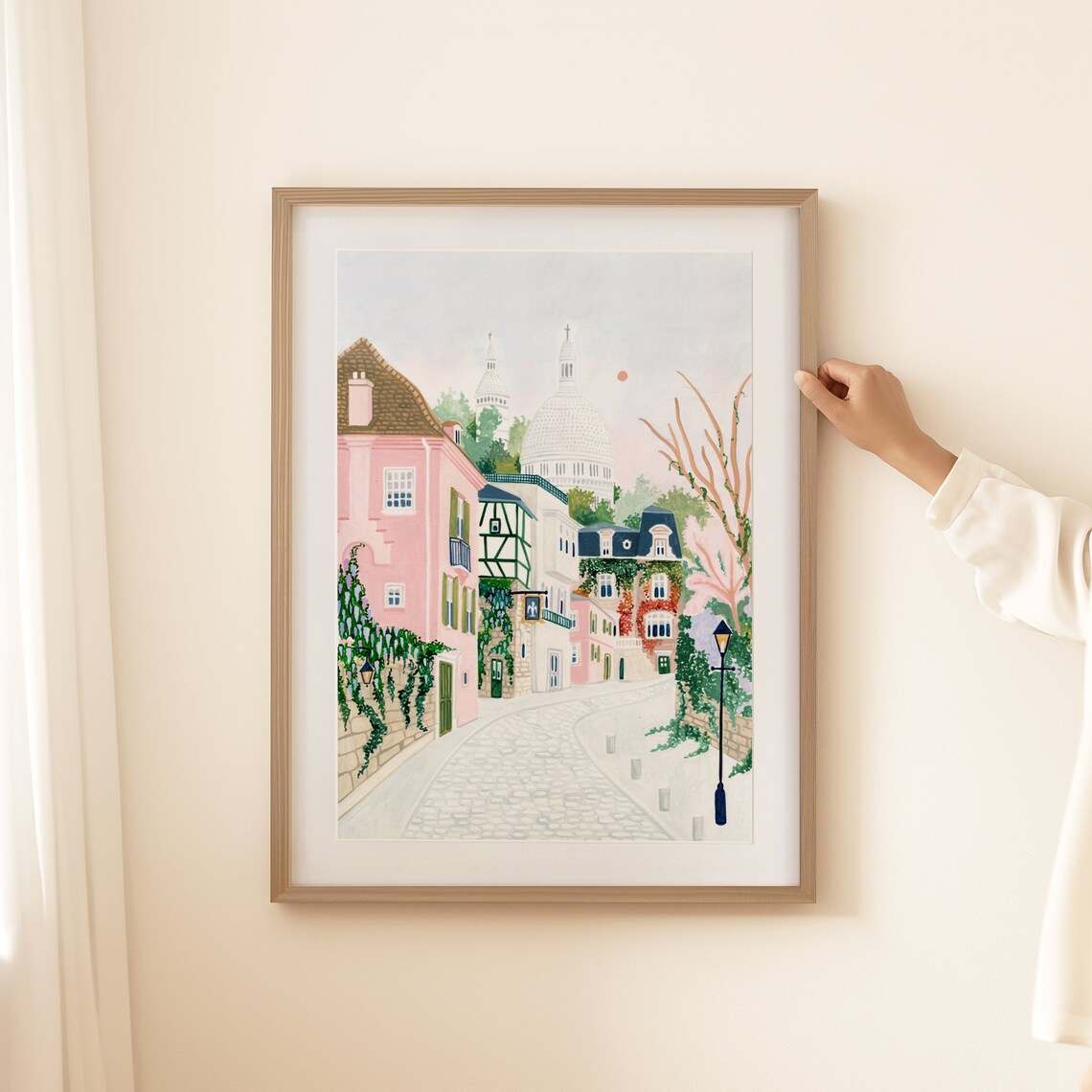 Montmartre Paris Travel Poster, Paris Wall Art - Image 5