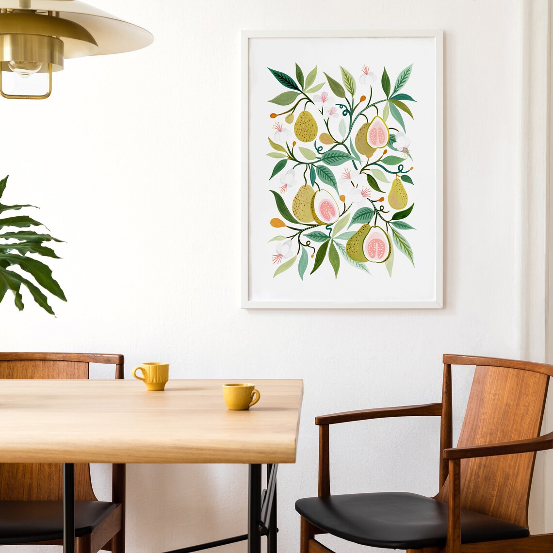 Guava Fruit Botanical Print, Modern Farmhouse Art - Image 4