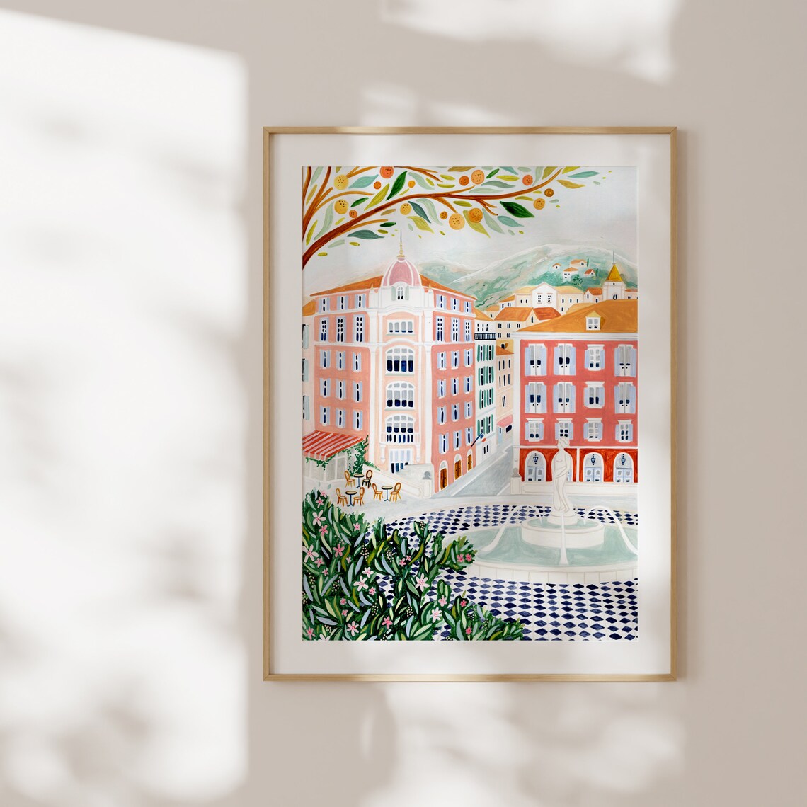 French Riviera Travel Poster, South of France - Image 3