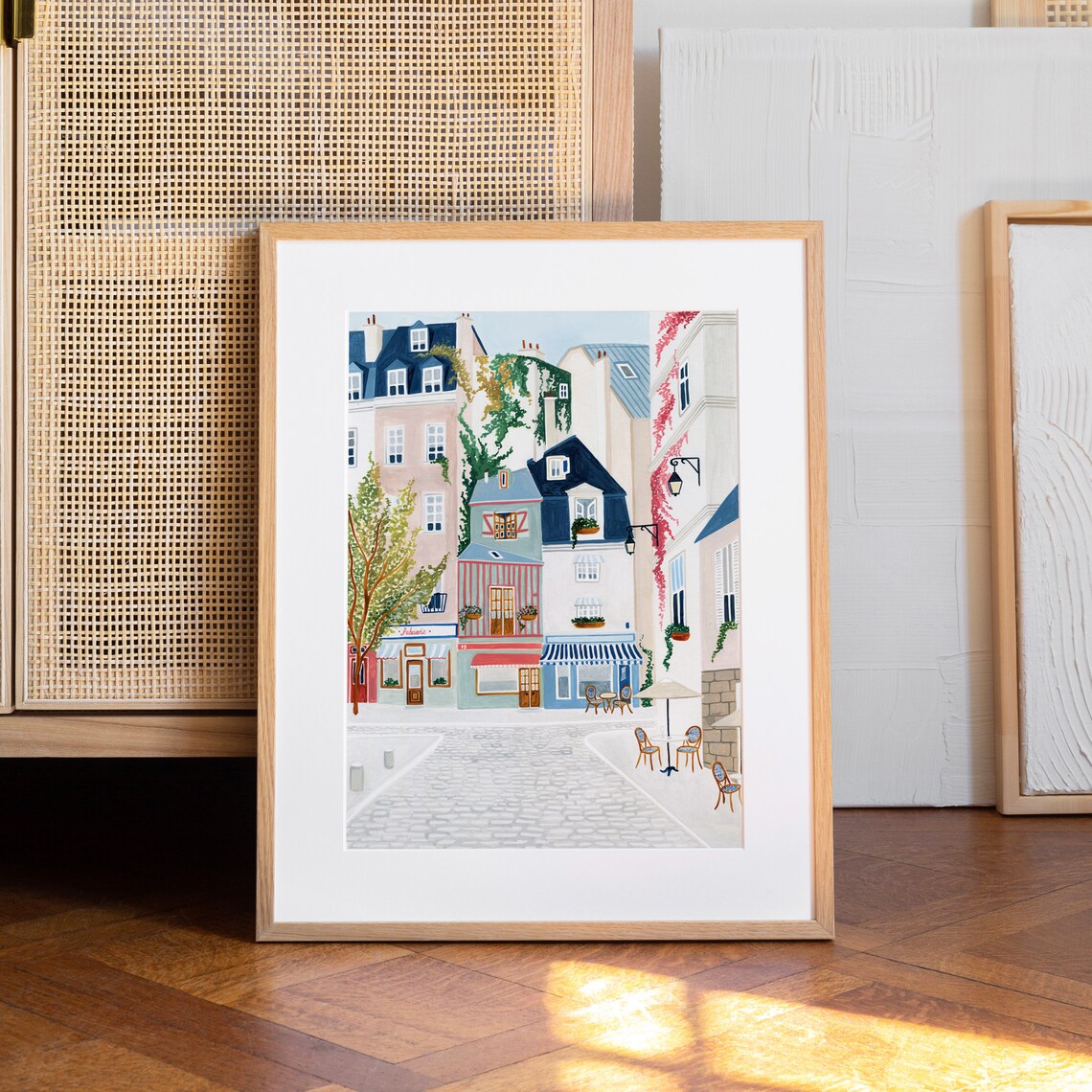Paris Latin Quarter Travel Poster, Paris Decor - Image 3