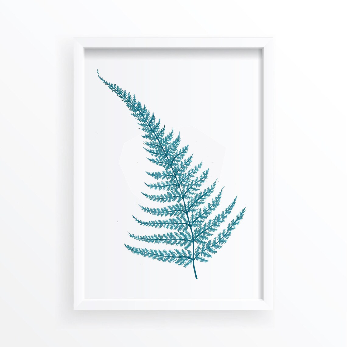 Fern Botanical Watercolour Art Print, Home Decor